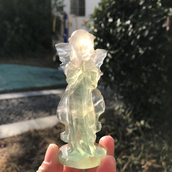 Rainbow Fluorite Angel-ToShay.org