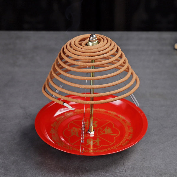 Steel Plate Coil Incense Holder-ToShay.org