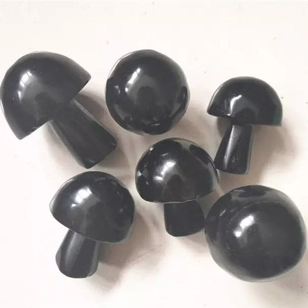 Black Obsidian Mushroom-ToShay.org