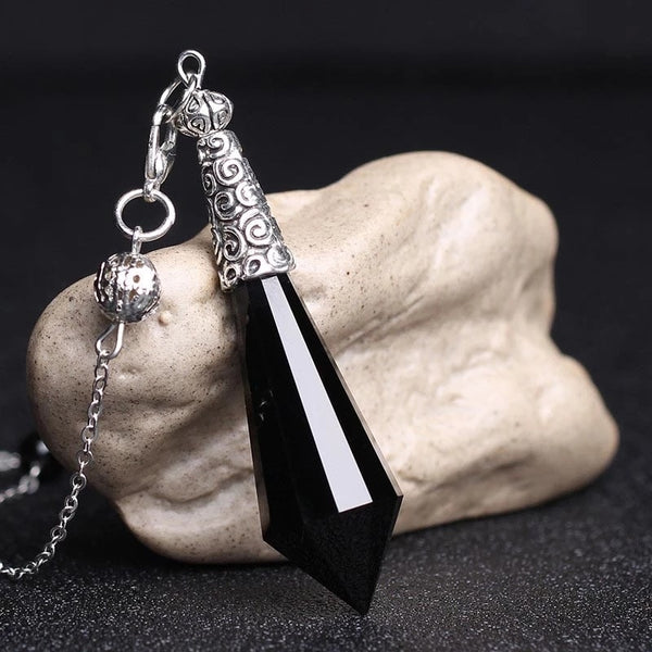 Black Obsidian Dowsing Pendulums-ToShay.org