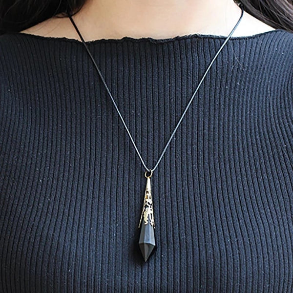 Black Obsidian Dowsing Pendulums-ToShay.org