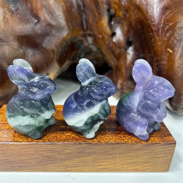 Purple Fluorite Rabbit-ToShay.org