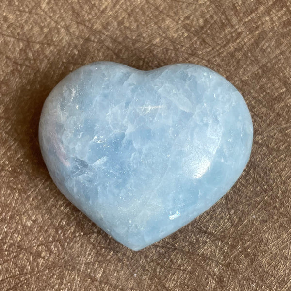 Blue Celestite Crystal Hearts-ToShay.org