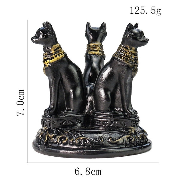 Black Cat Crystal Ball Stand-ToShay.org