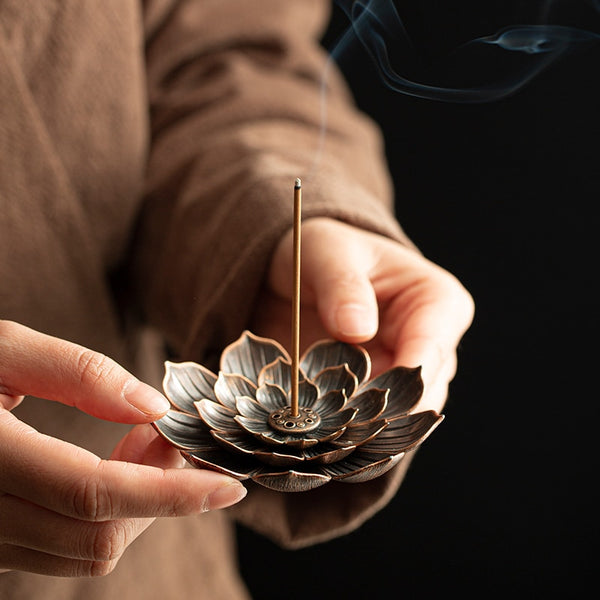 Lotus Plate Incense Burner-ToShay.org