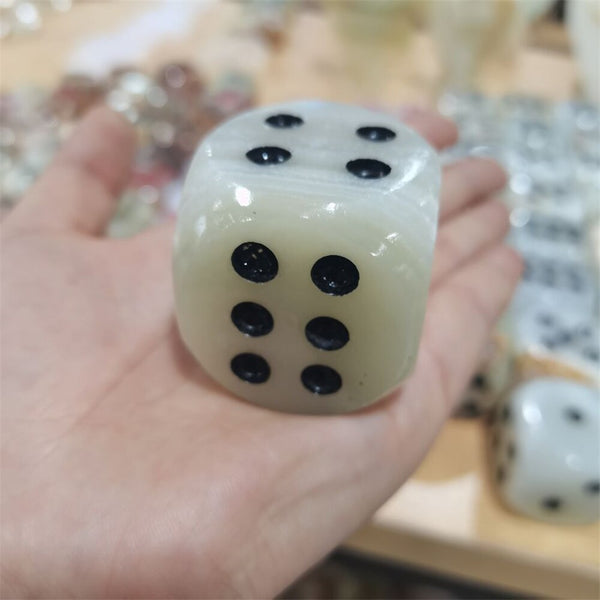 White Jade Dice-ToShay.org