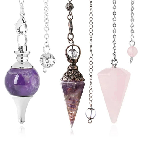 Mixed Crystal Dowsing Pendulums-ToShay.org