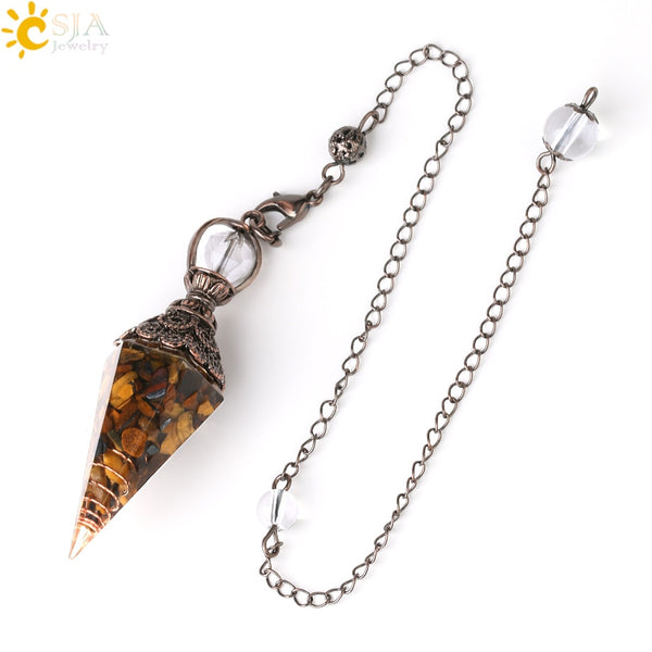 Mixed Crystal Dowsing Pendulums-ToShay.org