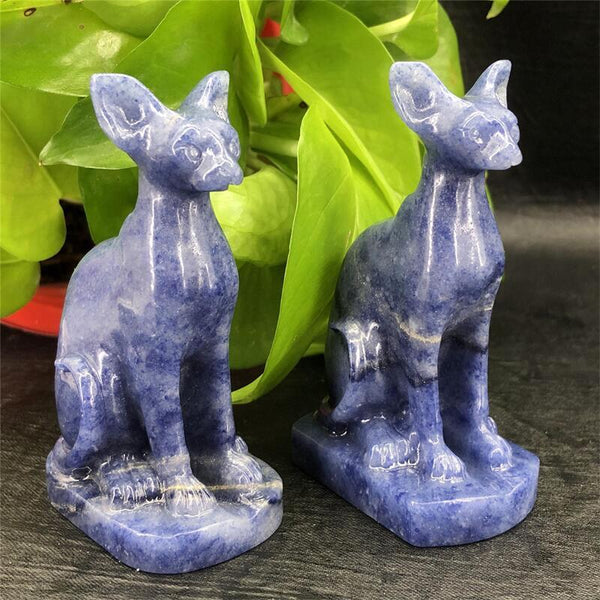 Blue Aventurine Cats-ToShay.org