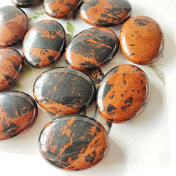 Red Obsidian Palm Stones-ToShay.org