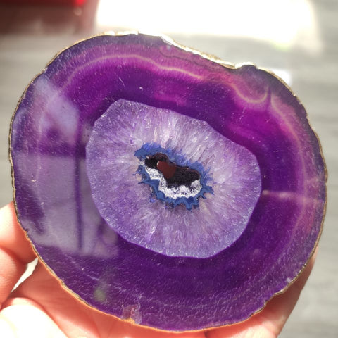 Purple Agate Slices-ToShay.org