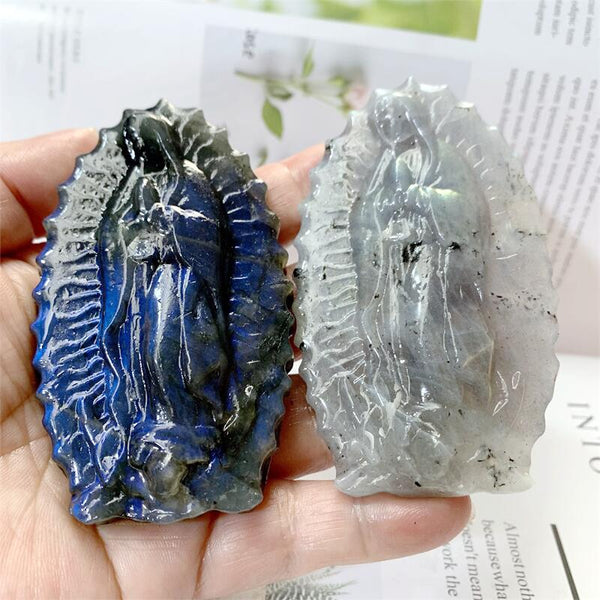 Blue Labradorite Madonna-ToShay.org