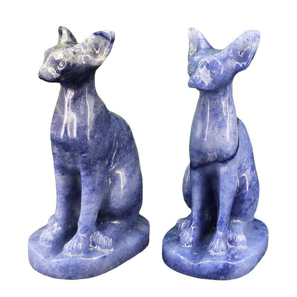 Blue Aventurine Cats-ToShay.org