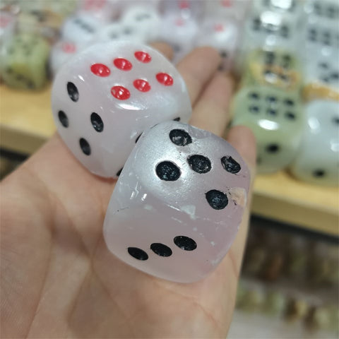 White Jade Dice-ToShay.org