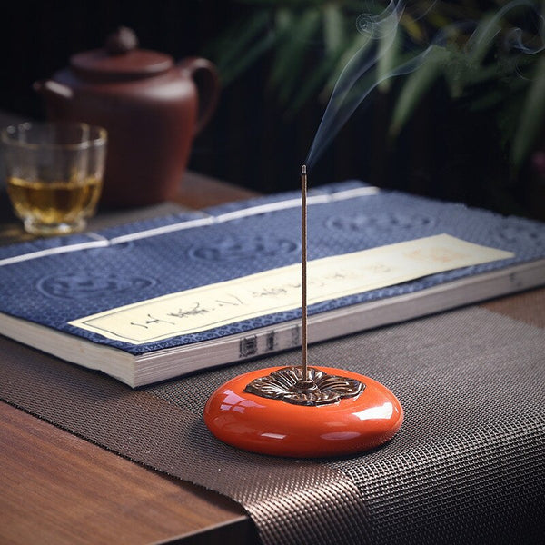 Persimmon Incense Sticks Holder-ToShay.org