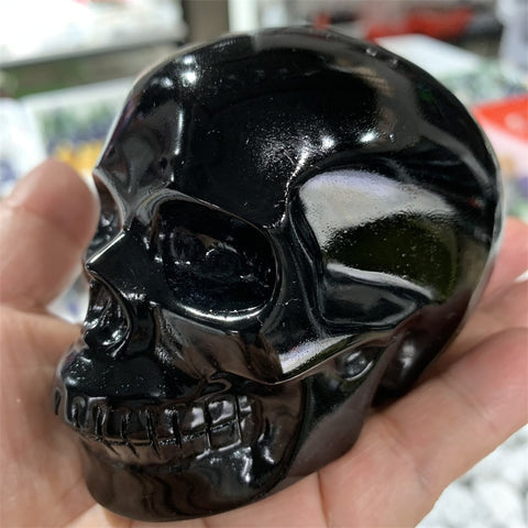 Black Obsidian Skull-ToShay.org