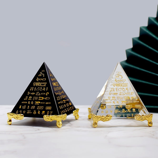 Egyptian Art Obsidian Pyramid-ToShay.org