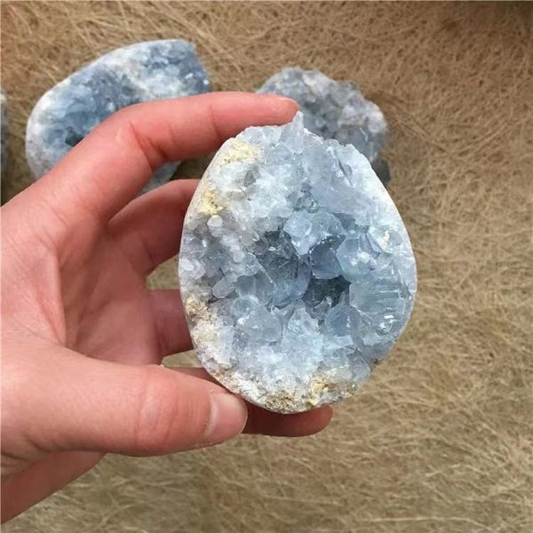 Blue Celestite Crystal Cluster-ToShay.org