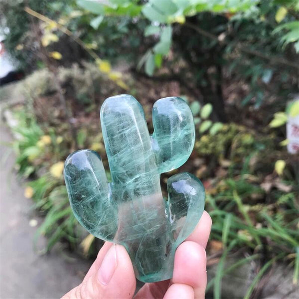 Green Fluorite Cactus-ToShay.org