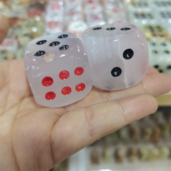 White Jade Dice-ToShay.org