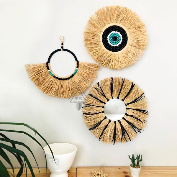 Raffia Wall Hangings-ToShay.org