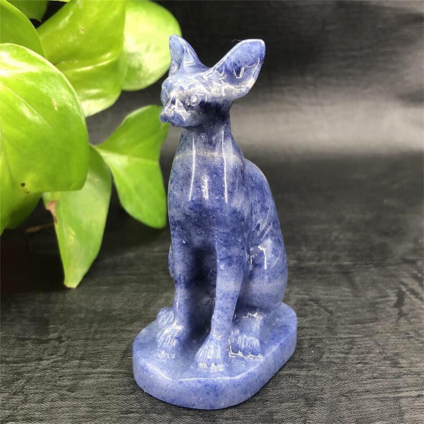 Blue Aventurine Cats-ToShay.org