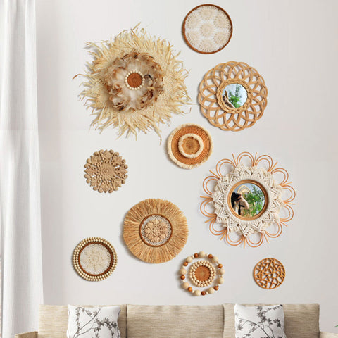 Straw Woven Wall Decorations-ToShay.org