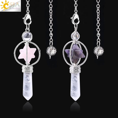 Mixed Crystal Merkaba Pendulums-ToShay.org