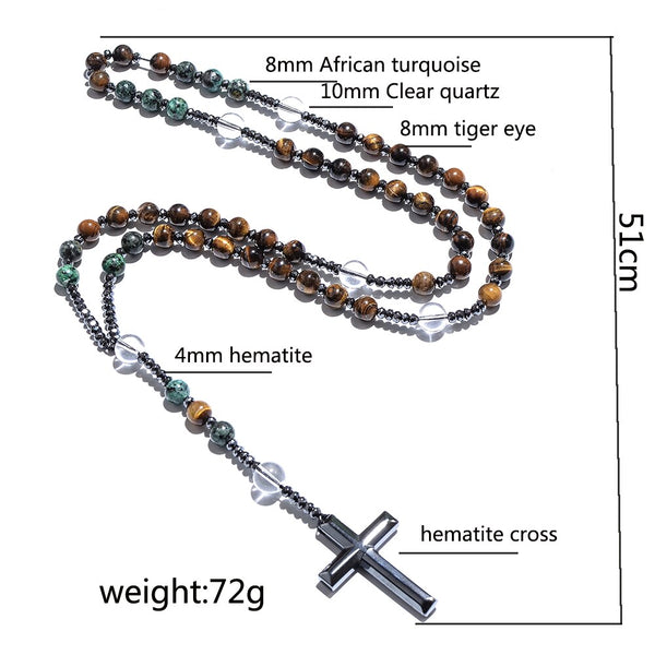 Yellow Tiger Eye Rosary Beads-ToShay.org