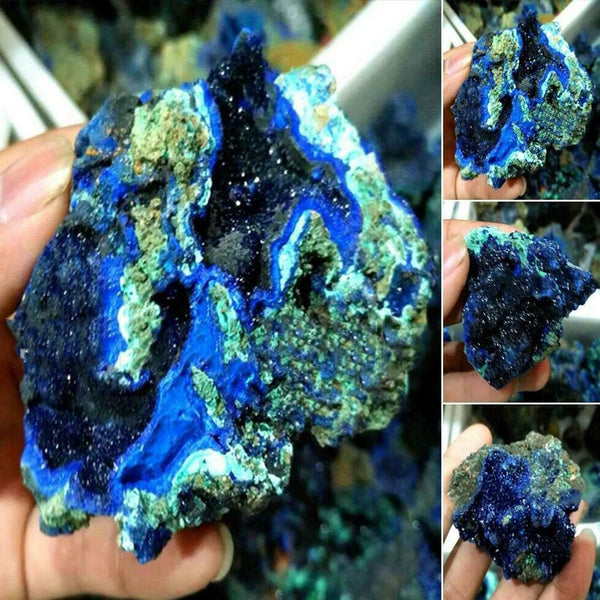 Blue Azurite Malachite Crystal-ToShay.org