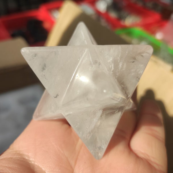 White Quartz Crystal Merkabah-ToShay.org