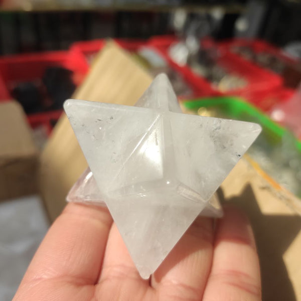 White Quartz Crystal Merkabah-ToShay.org