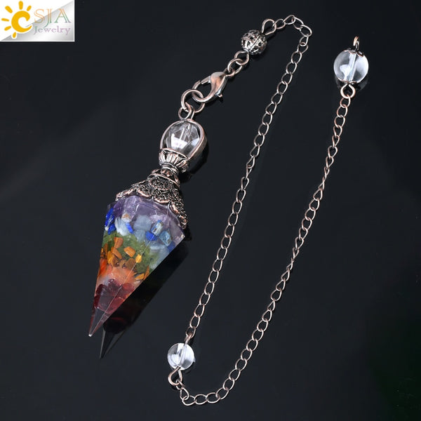 Mixed Crystal Dowsing Pendulums-ToShay.org