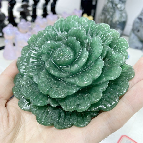 Green Aventurine Flower-ToShay.org