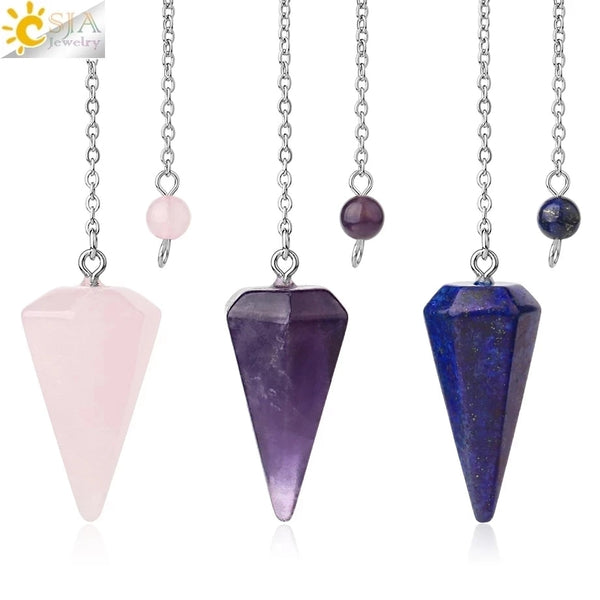 Mixed Crystal Dowsing Pendulums-ToShay.org