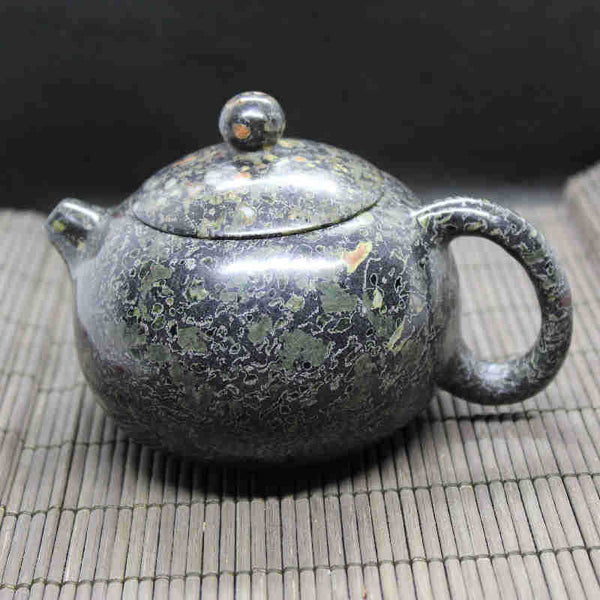 Green Plum Jade Teapot-ToShay.org