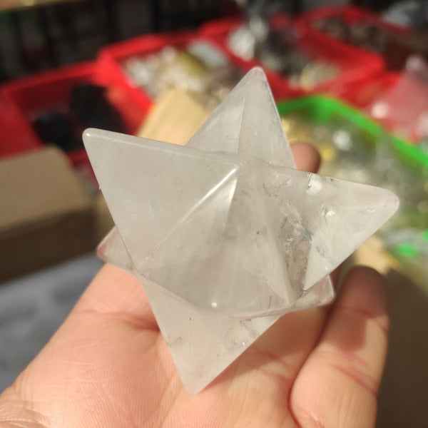 White Quartz Crystal Merkabah-ToShay.org