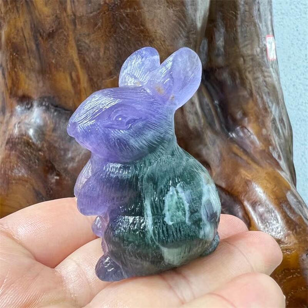 Purple Fluorite Rabbit-ToShay.org