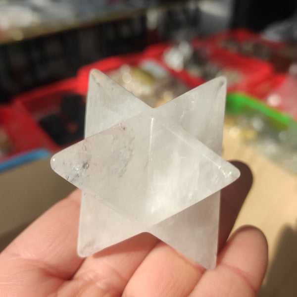 White Quartz Crystal Merkabah-ToShay.org