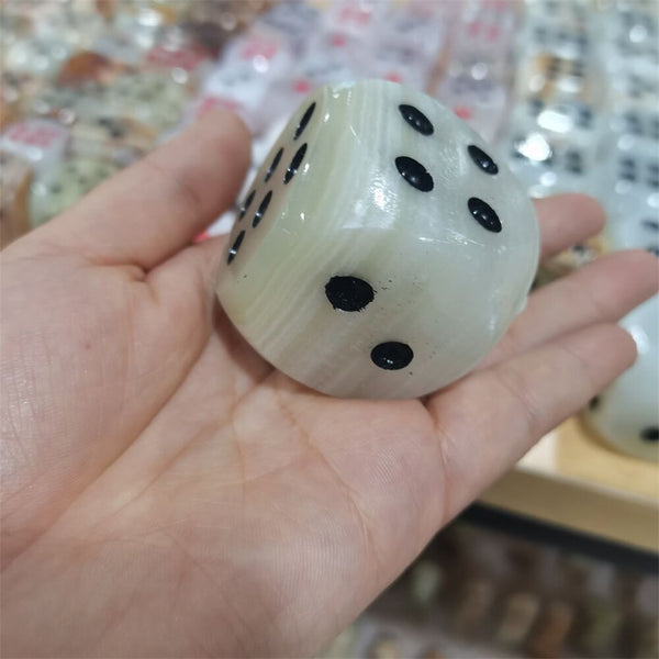 White Jade Dice-ToShay.org