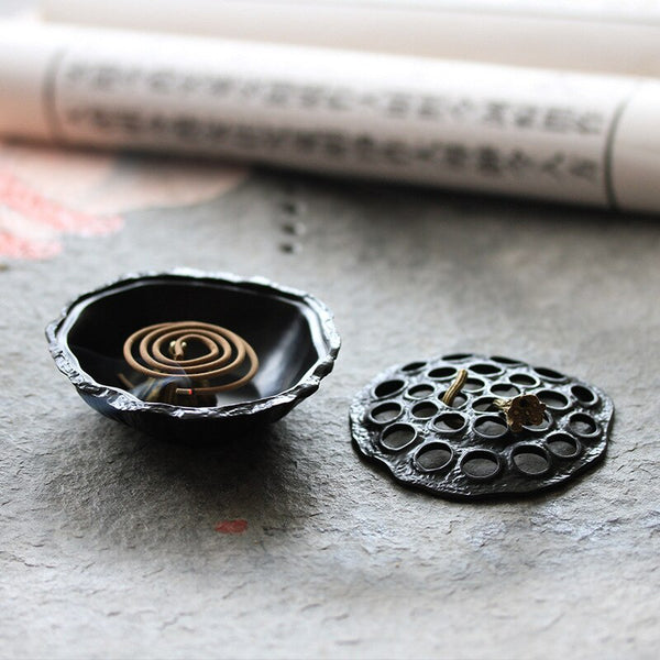 Lotus Pod Incense Burner-ToShay.org