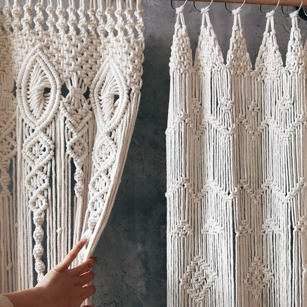 Macrame Curtain Tapestry-ToShay.org