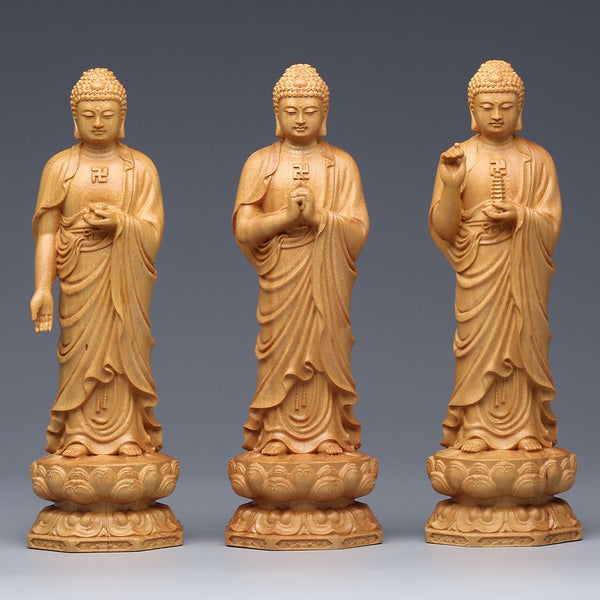 Wood Buddha Statues-ToShay.org