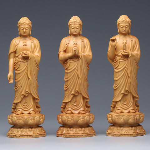 Wood Buddha Statues-ToShay.org