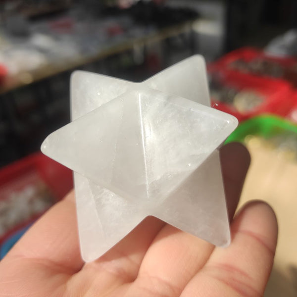 White Quartz Crystal Merkabah-ToShay.org