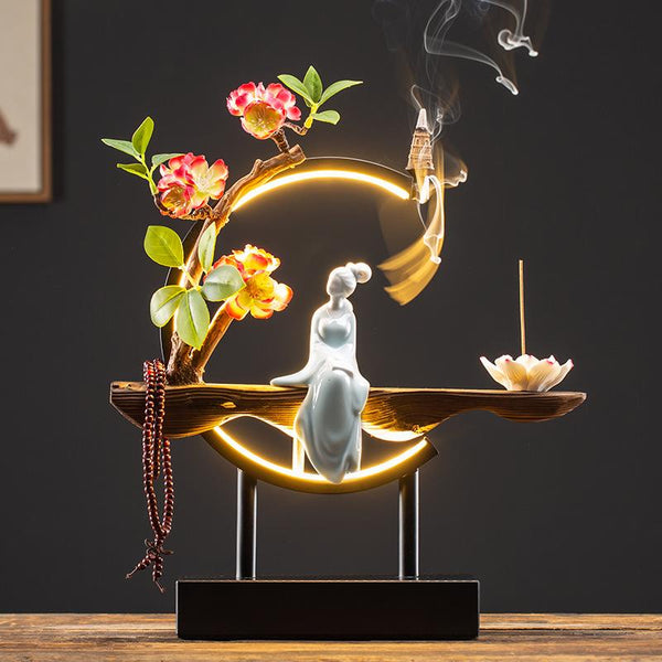 Waterfall Backflow Incense Burner-ToShay.org