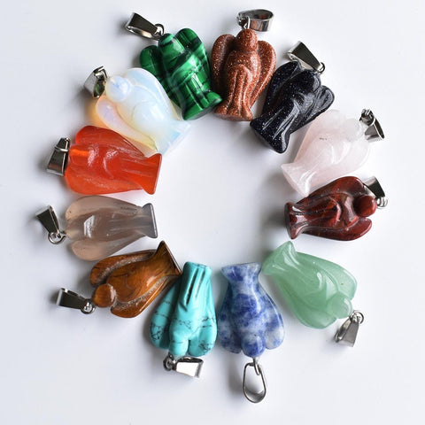 Crystal Angel Pendants-ToShay.org