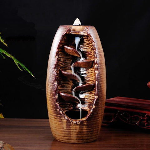 Cascade Smoke Backflow Incense Burner-ToShay.org