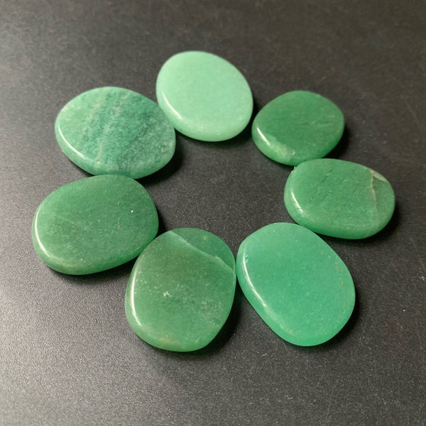 Green Aventurine Palm Stones-ToShay.org