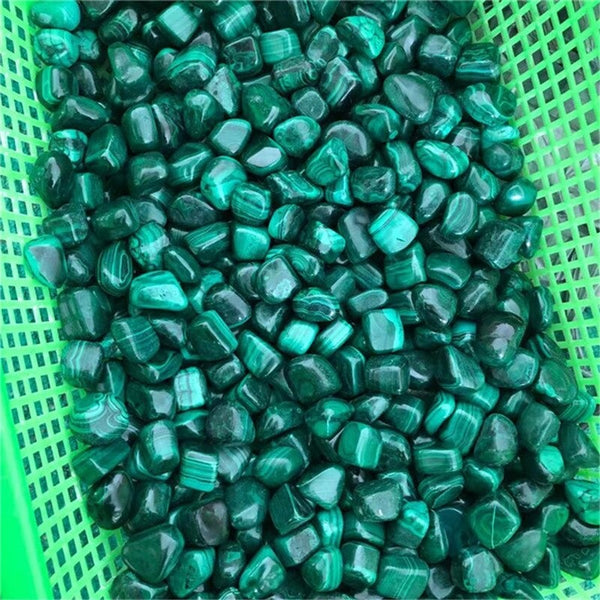 Green Malachite Tumbled Stones-ToShay.org